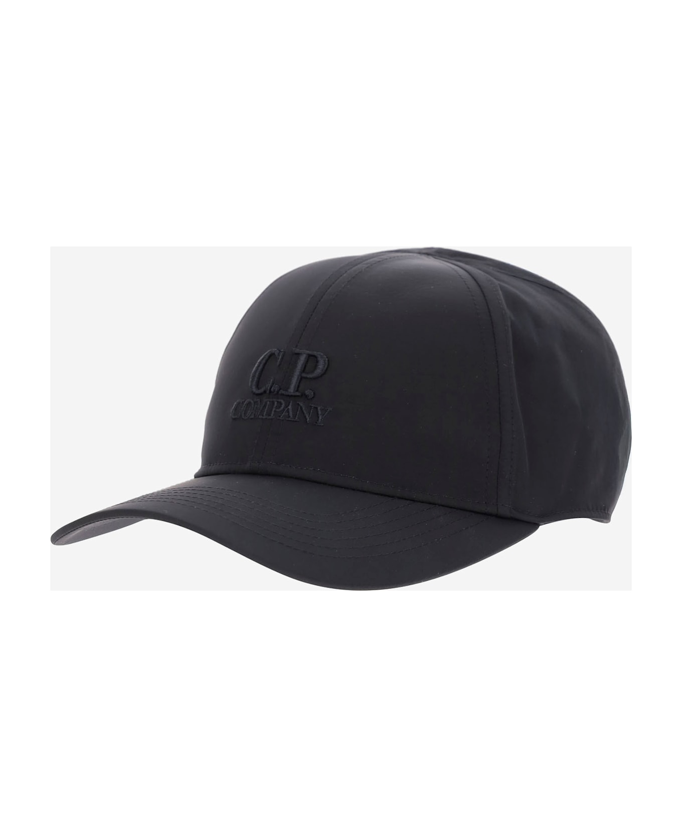 C.P. Company Chrome-r Nylon Hat With Logo - Blue
