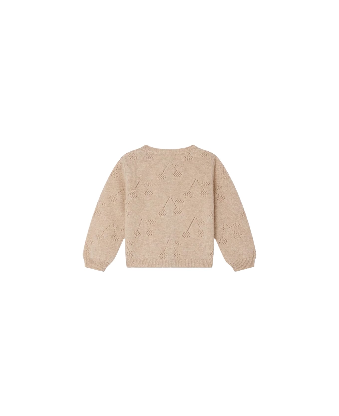 Bonpoint "tibile" Cardigan - BEIGE