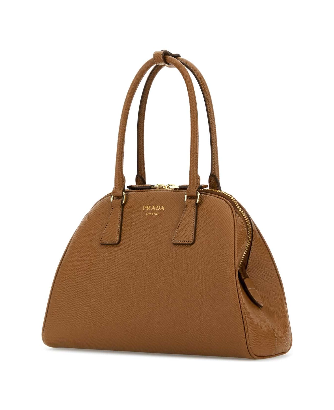 Prada Shopping Shoulder Bag - CARAMEL 0