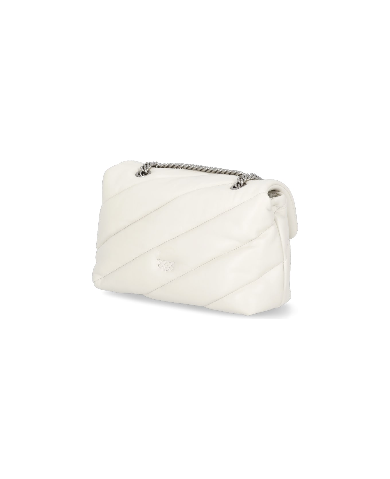 Pinko Love Classic Puff Shoulder Bag - White