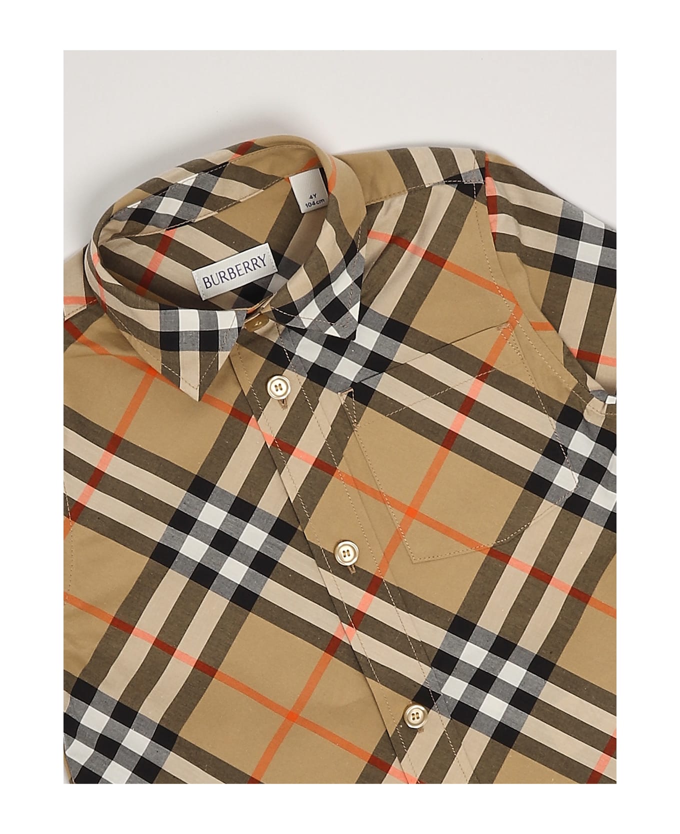 Burberry Owen Shirt Shirt - CHECK BEIGE