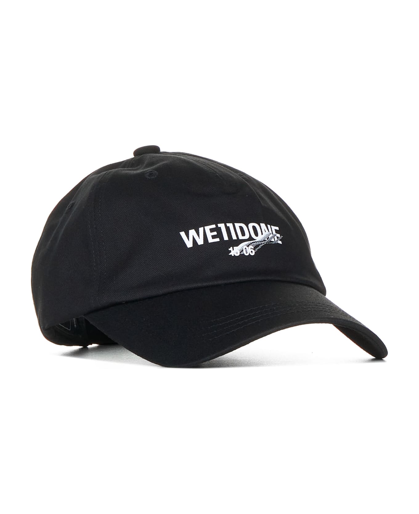 WE11 DONE Hat - Black