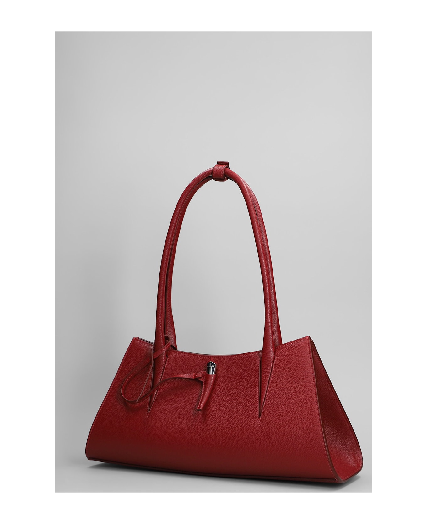 Mugler Shoulder Bag In Red Leather - red