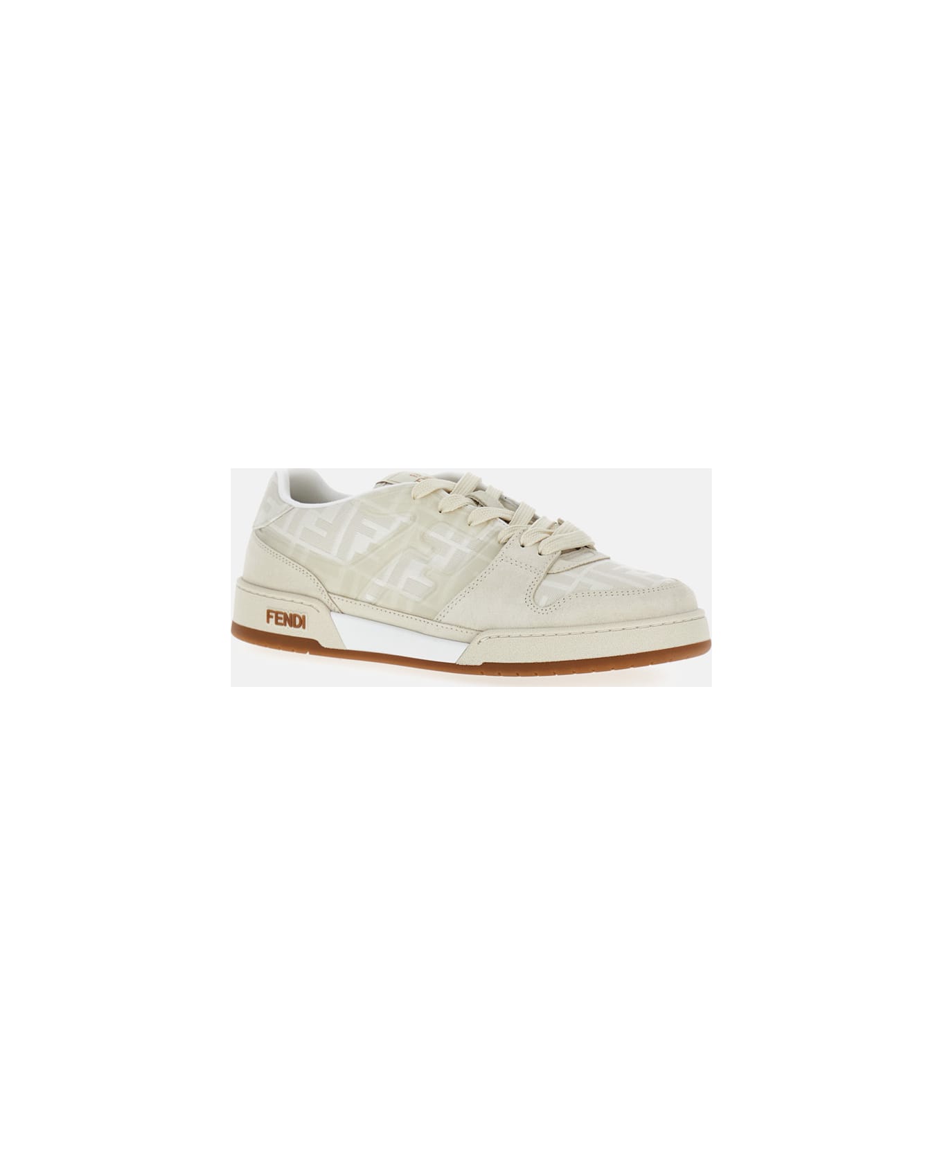 Fendi Low Top Sneaker Fendi Match - Beige