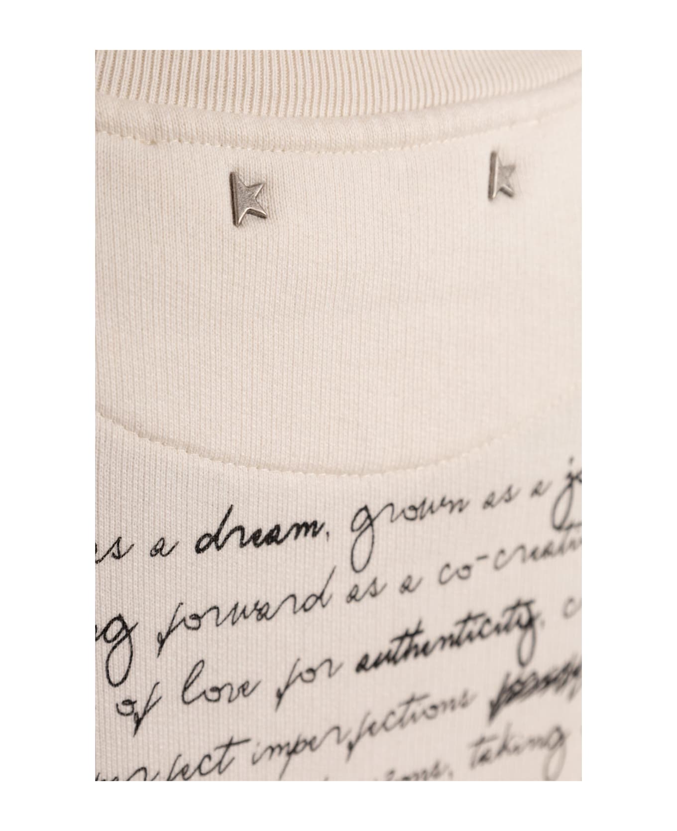 Golden Goose Sweatshirt - Heritage White Black
