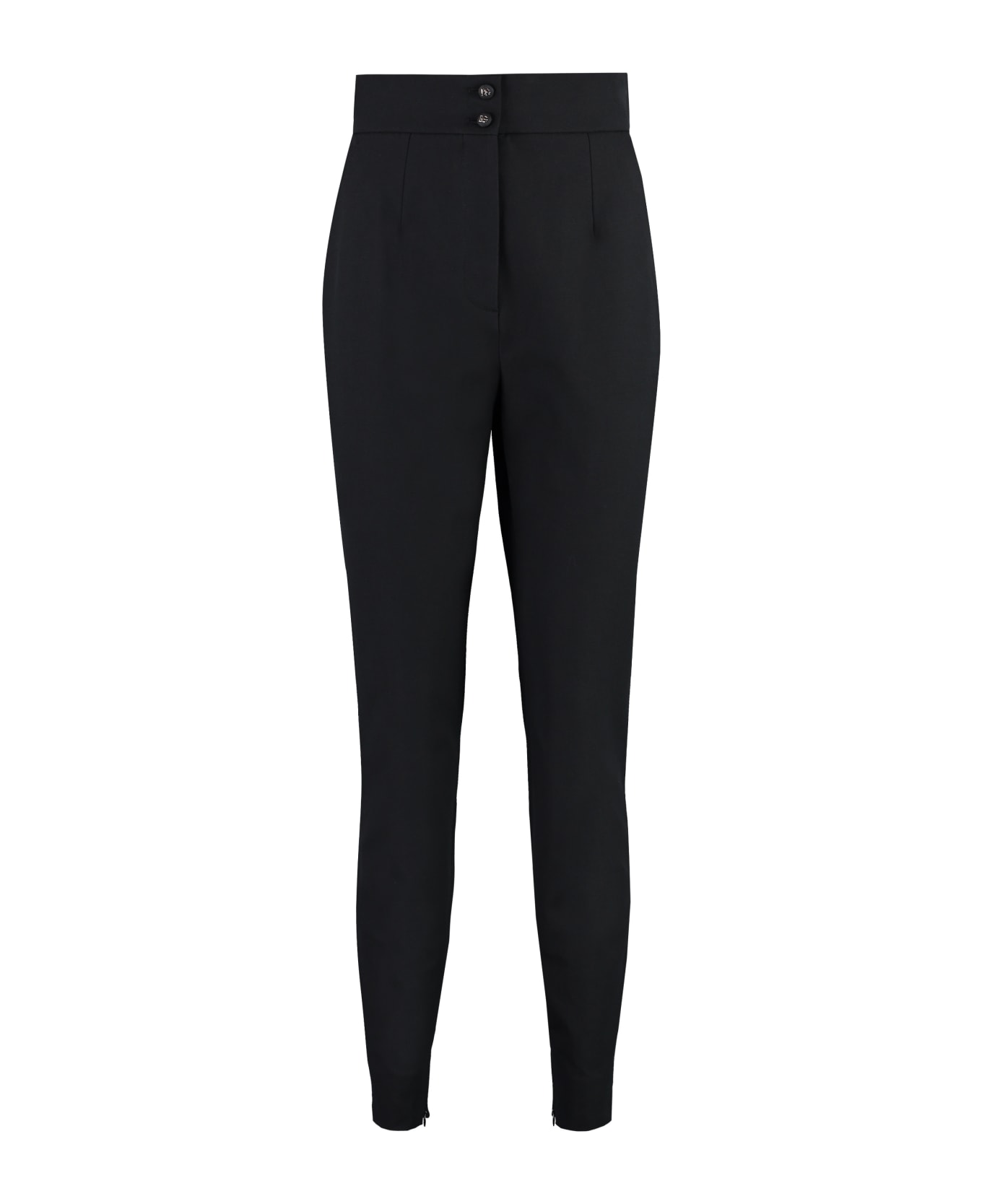 Dolce & Gabbana Cotton Trousers - black