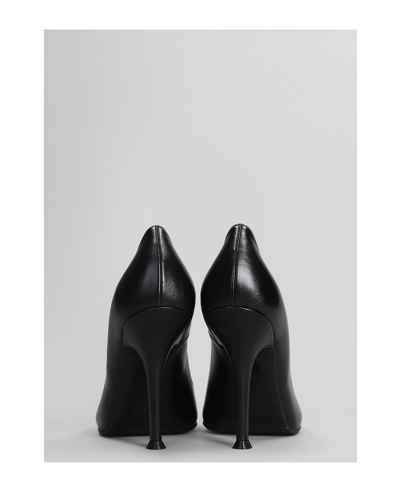 Lella Baldi Pumps In Black Leather - black