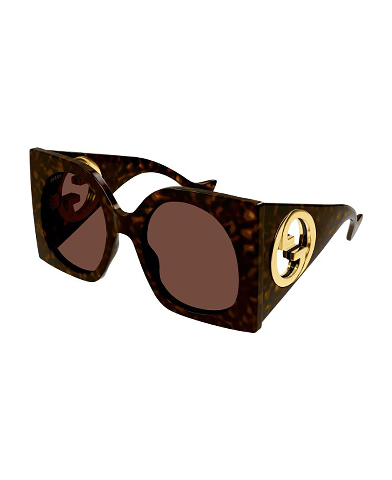 Gucci Eyewear GG1254S Sunglasses - Havana Havana Brown