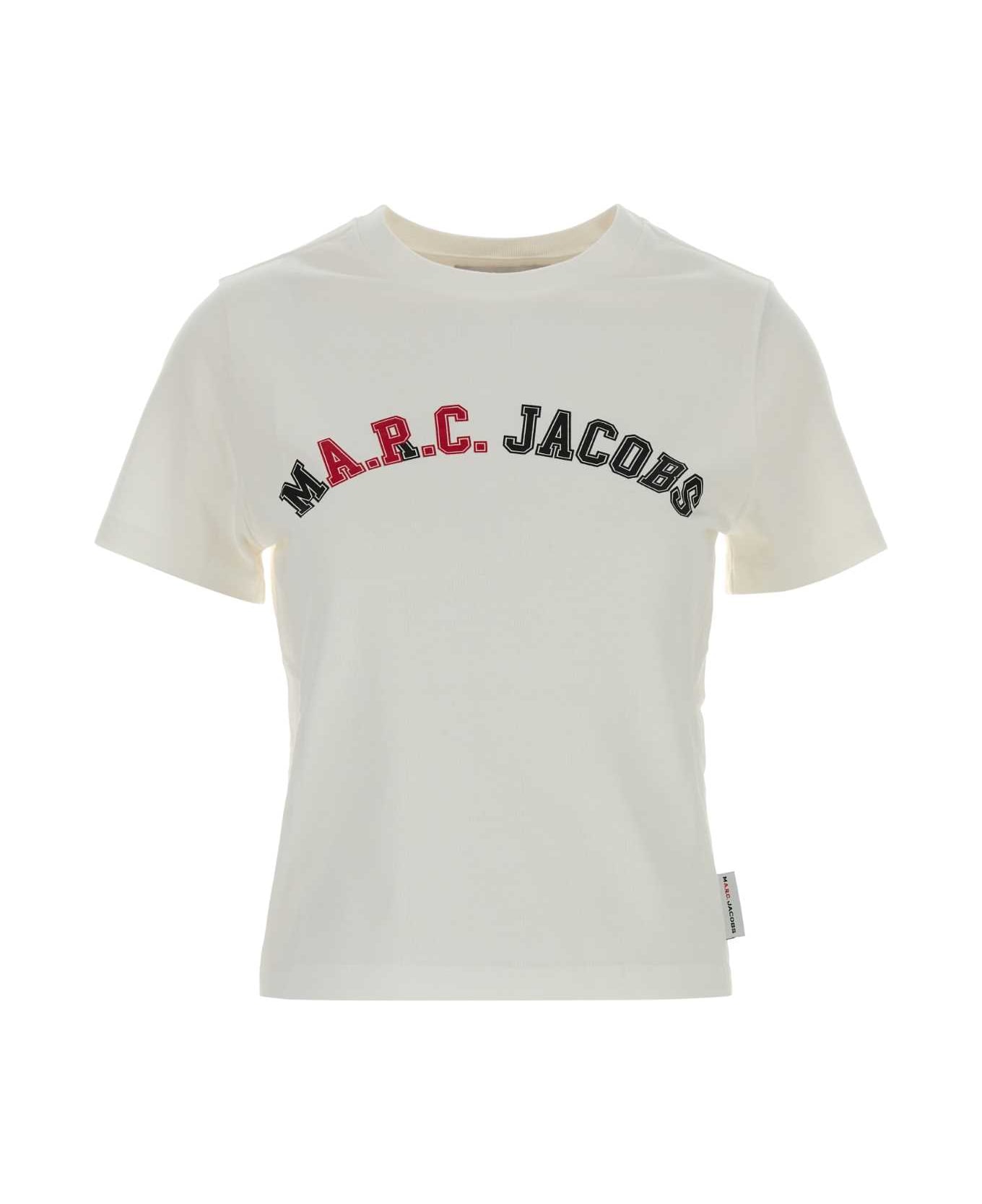 A.P.C. White Cotton A.p.c. X Marc Jacobs T-shirt - White Tシャツ