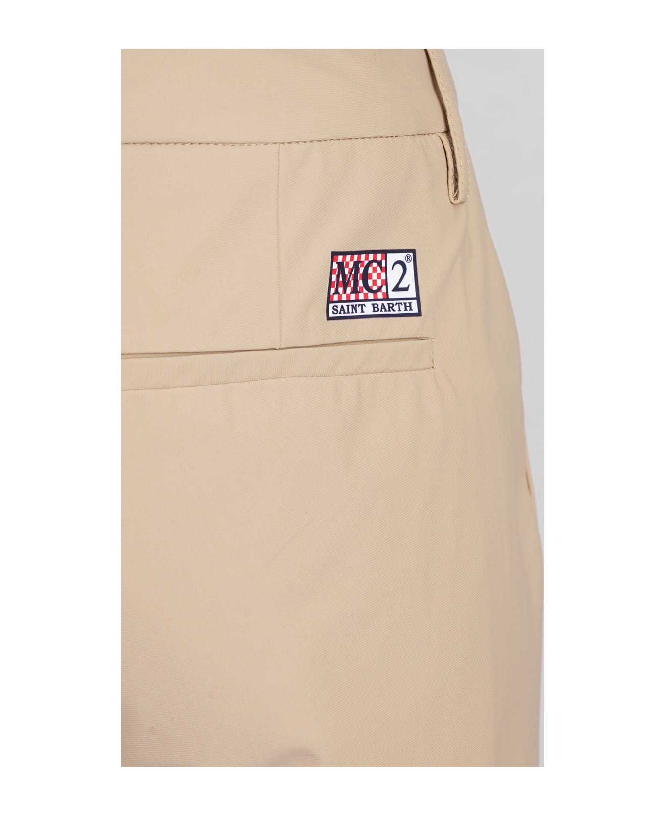 MC2 Saint Barth Charter Pants In Beige Polyamide - beige