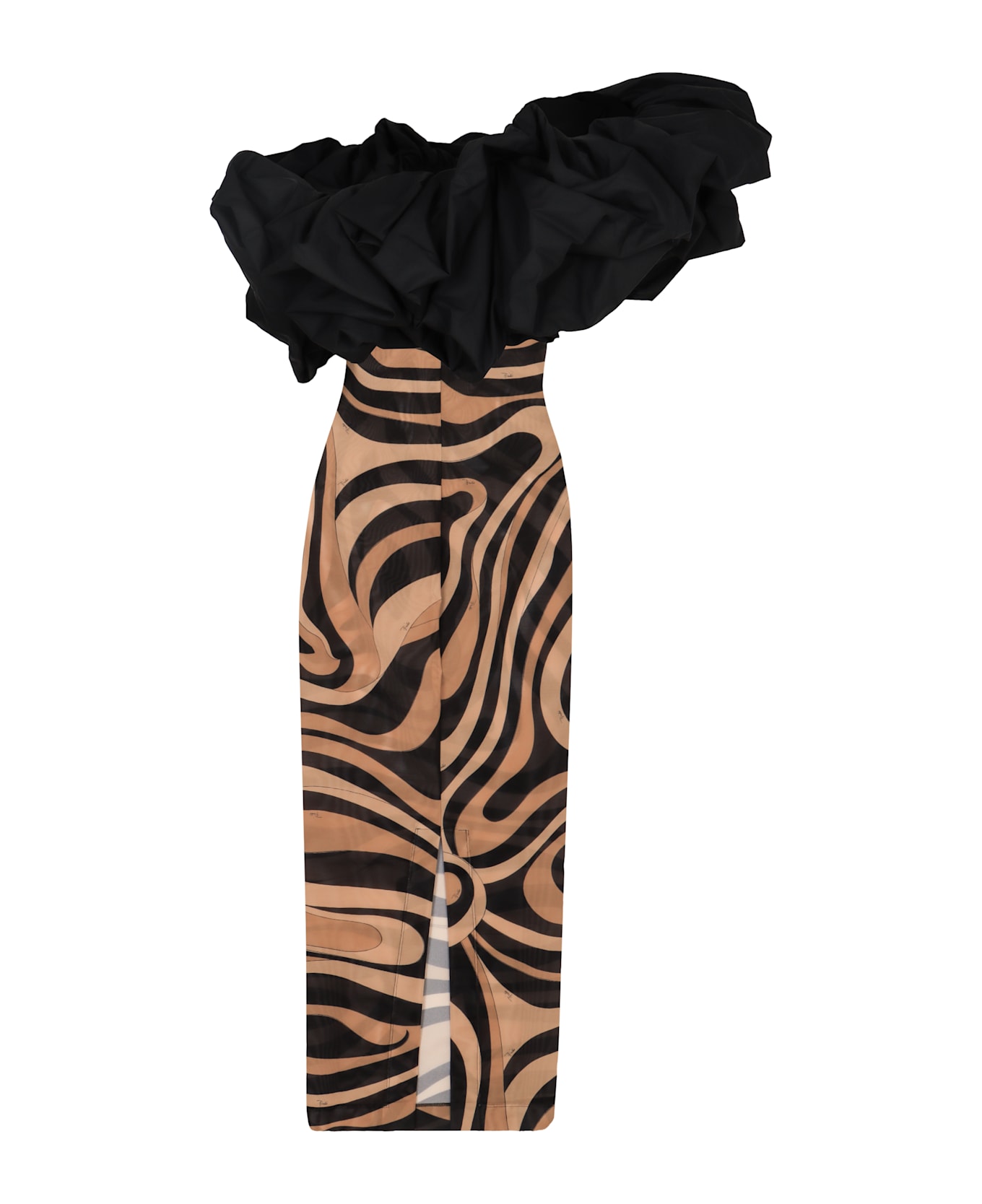 Pucci Ruffled Dress - black