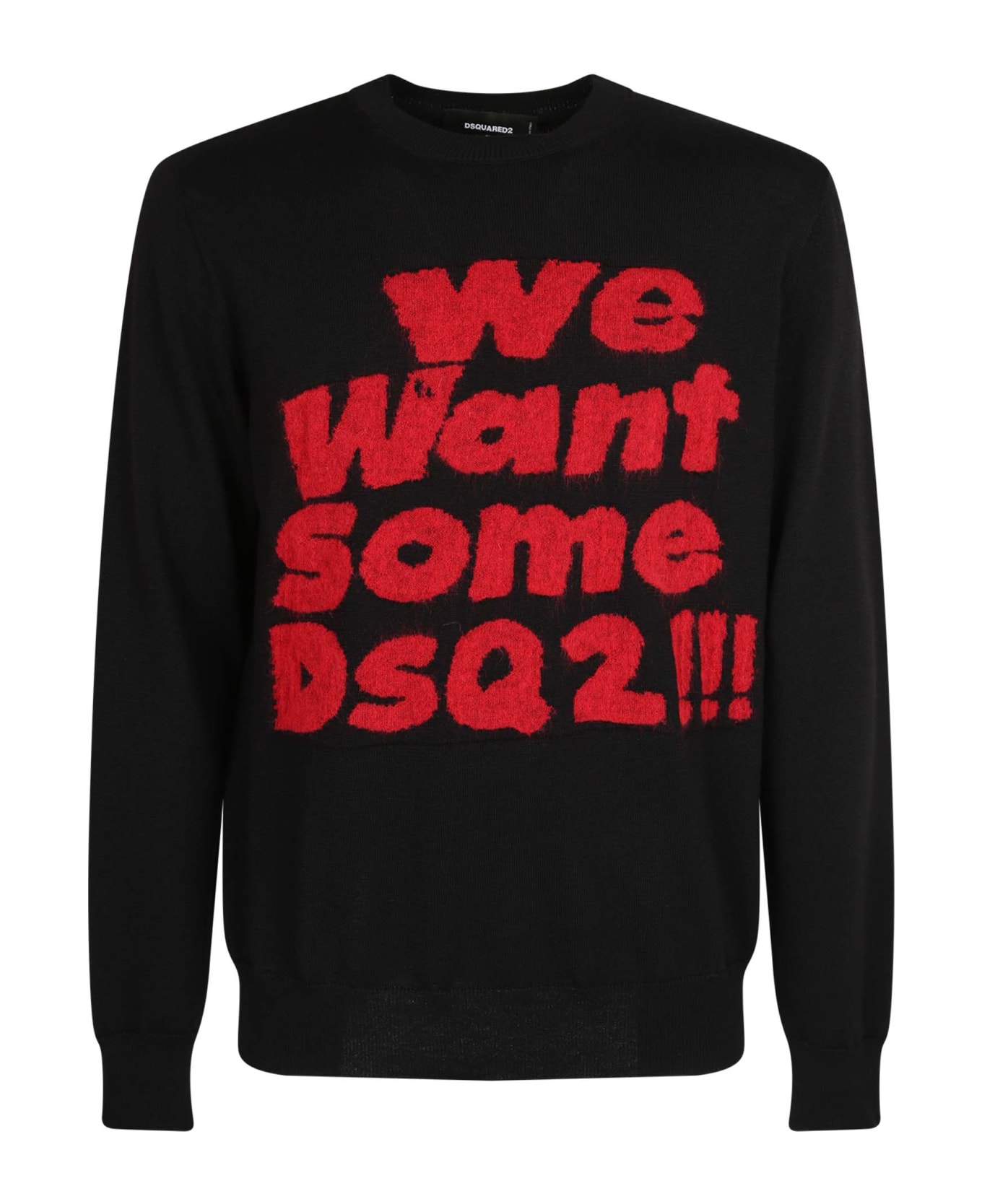 Dsquared2 Relaxed Fit Sweater - Black