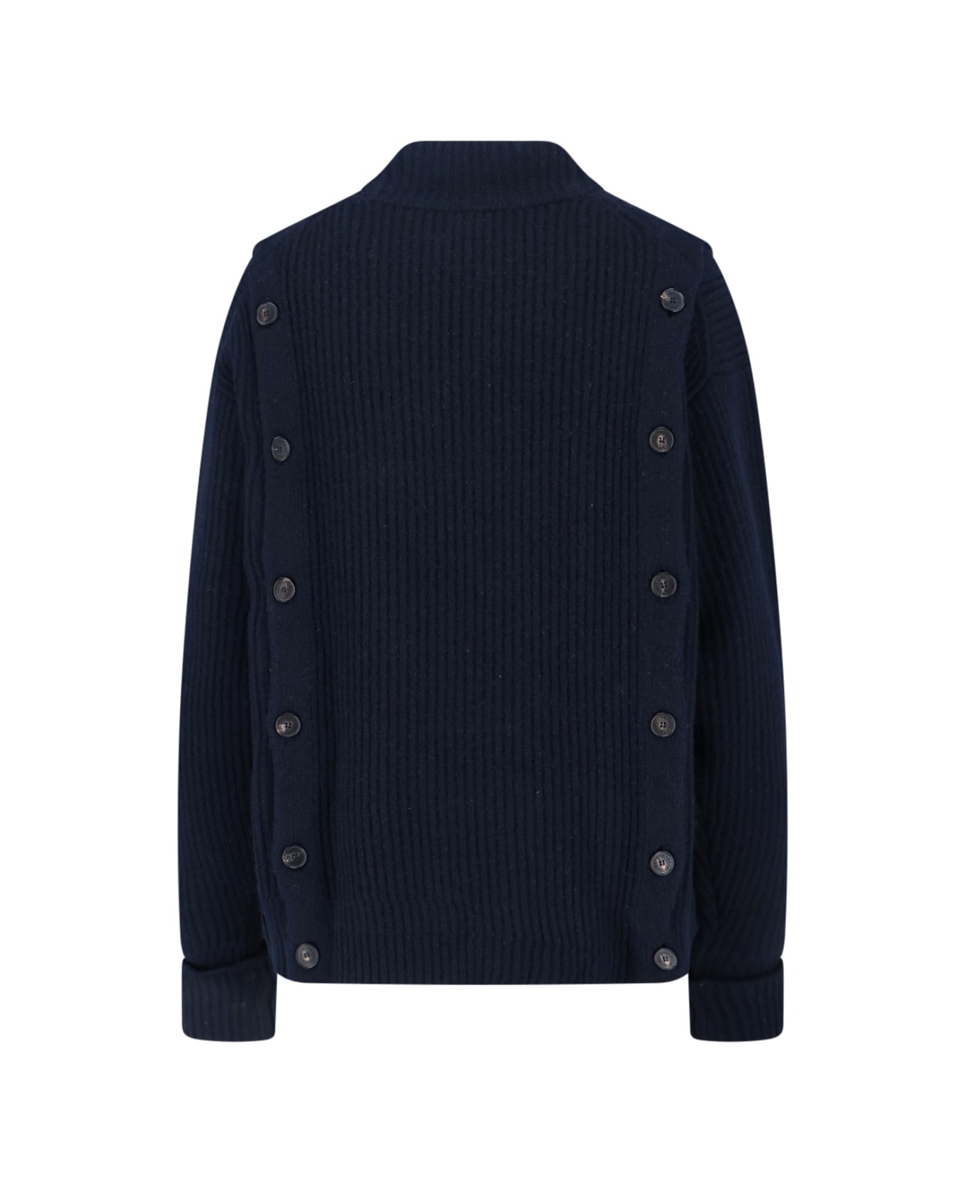 Setchu Wool And Cashmere Blend Sweater - Blue