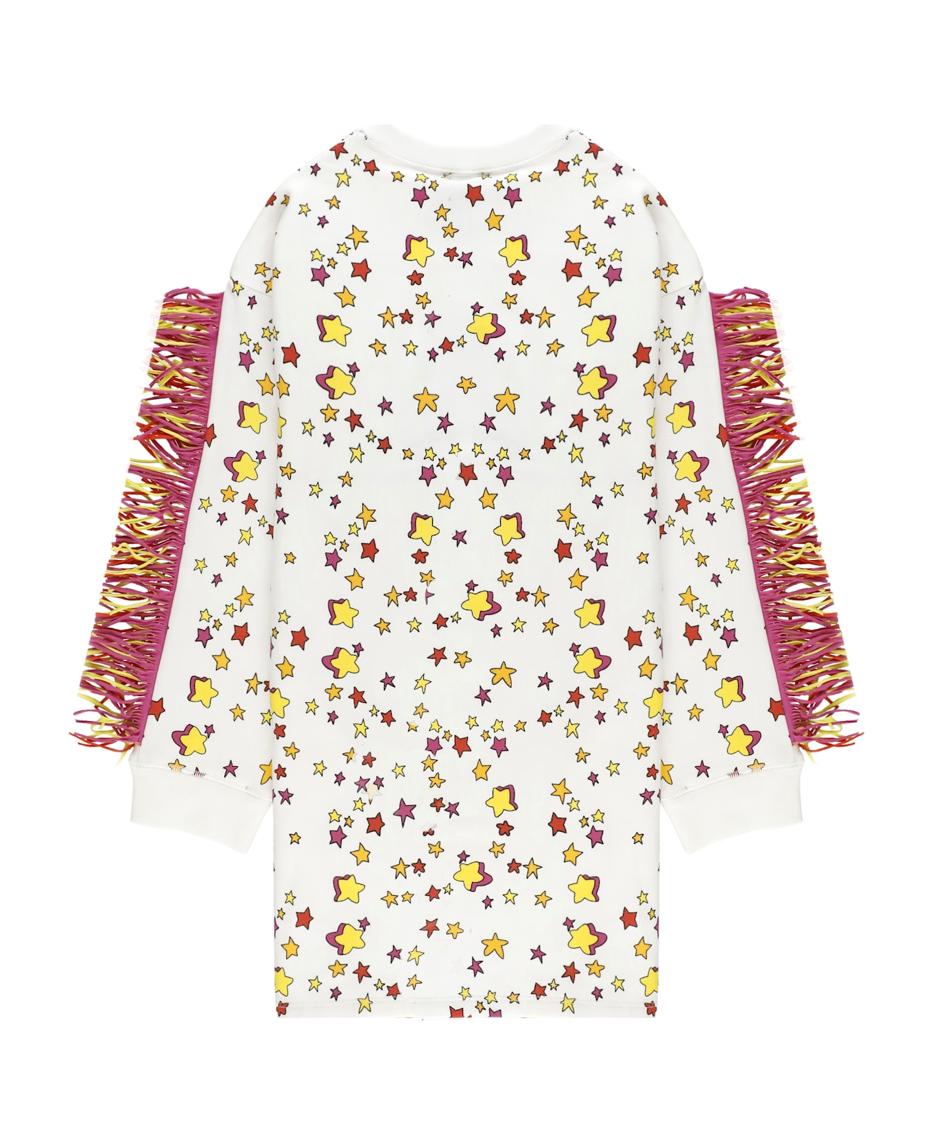 Stella McCartney Printed Dress With Fringes