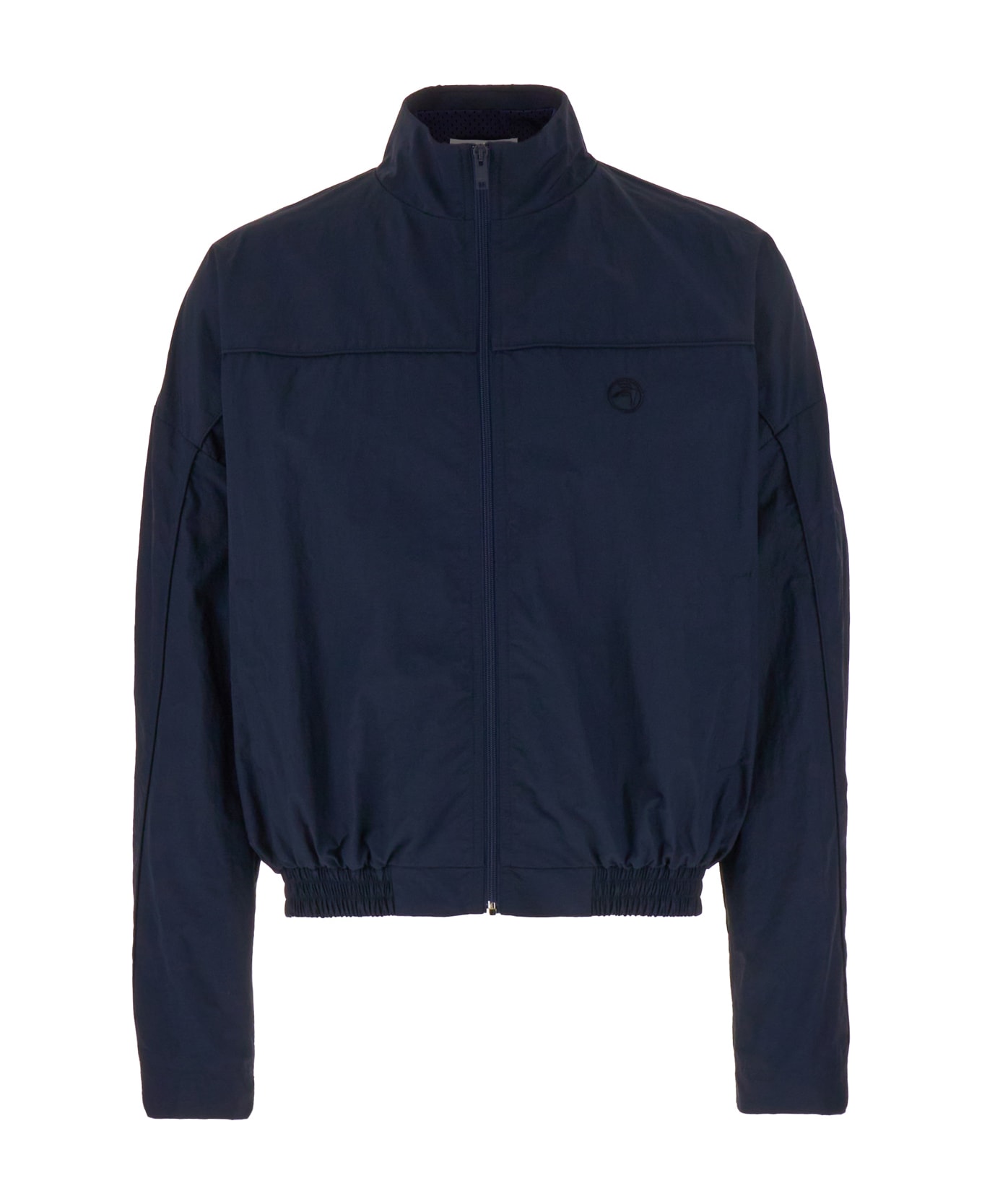 AMBUSH Midnight Blue Nylon Blend K-way - NAVY