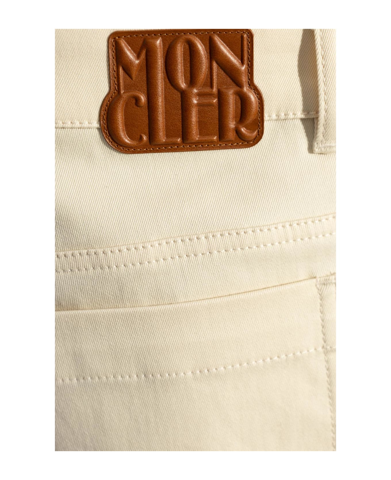Moncler Cotton Pants - BEIGE