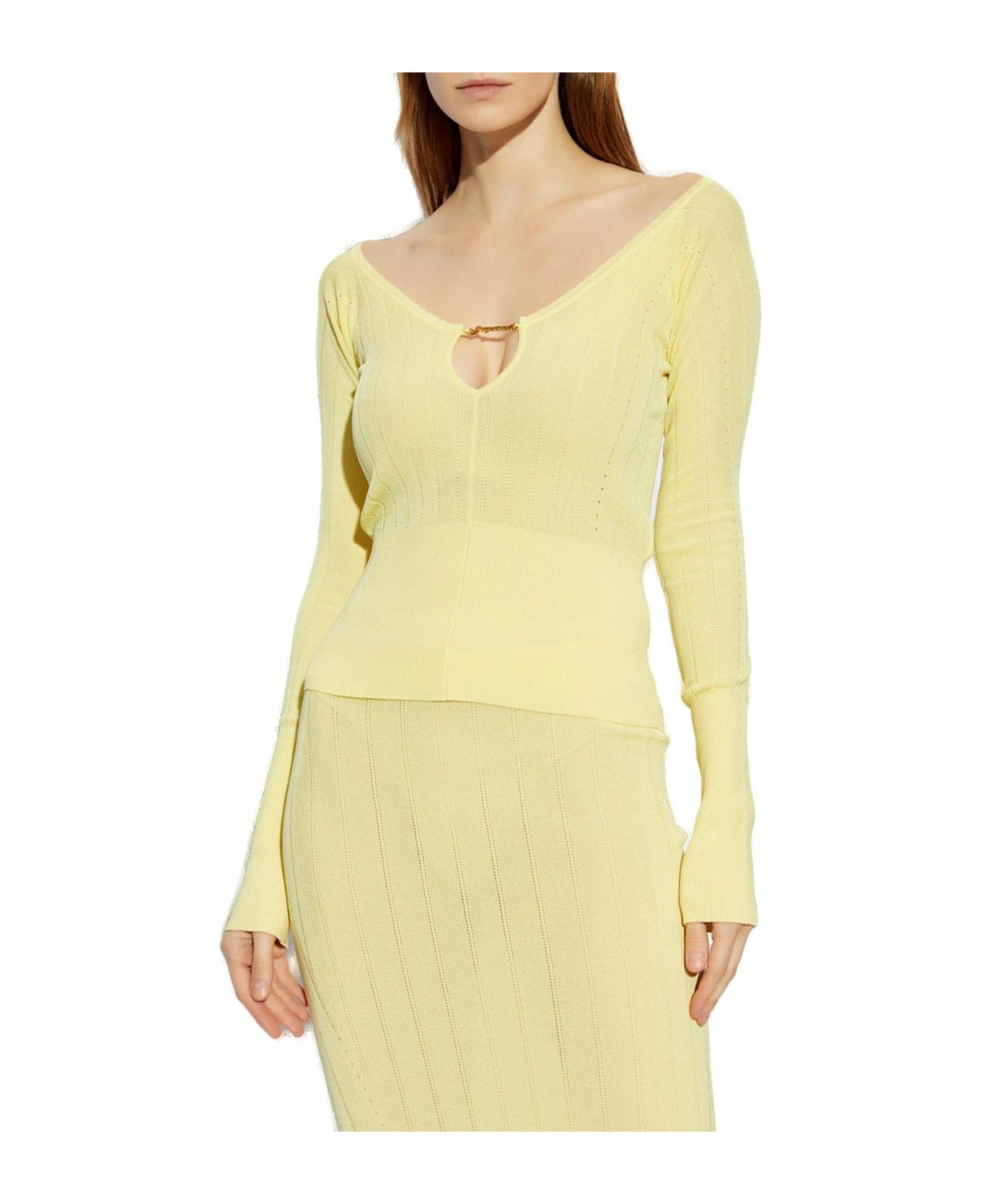 Jacquemus The Pralù Long-sleeve Top - YELLOW