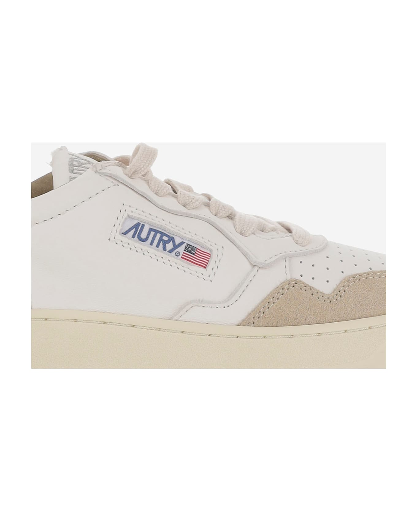 Autry Medalist Low Sneakers - Beige