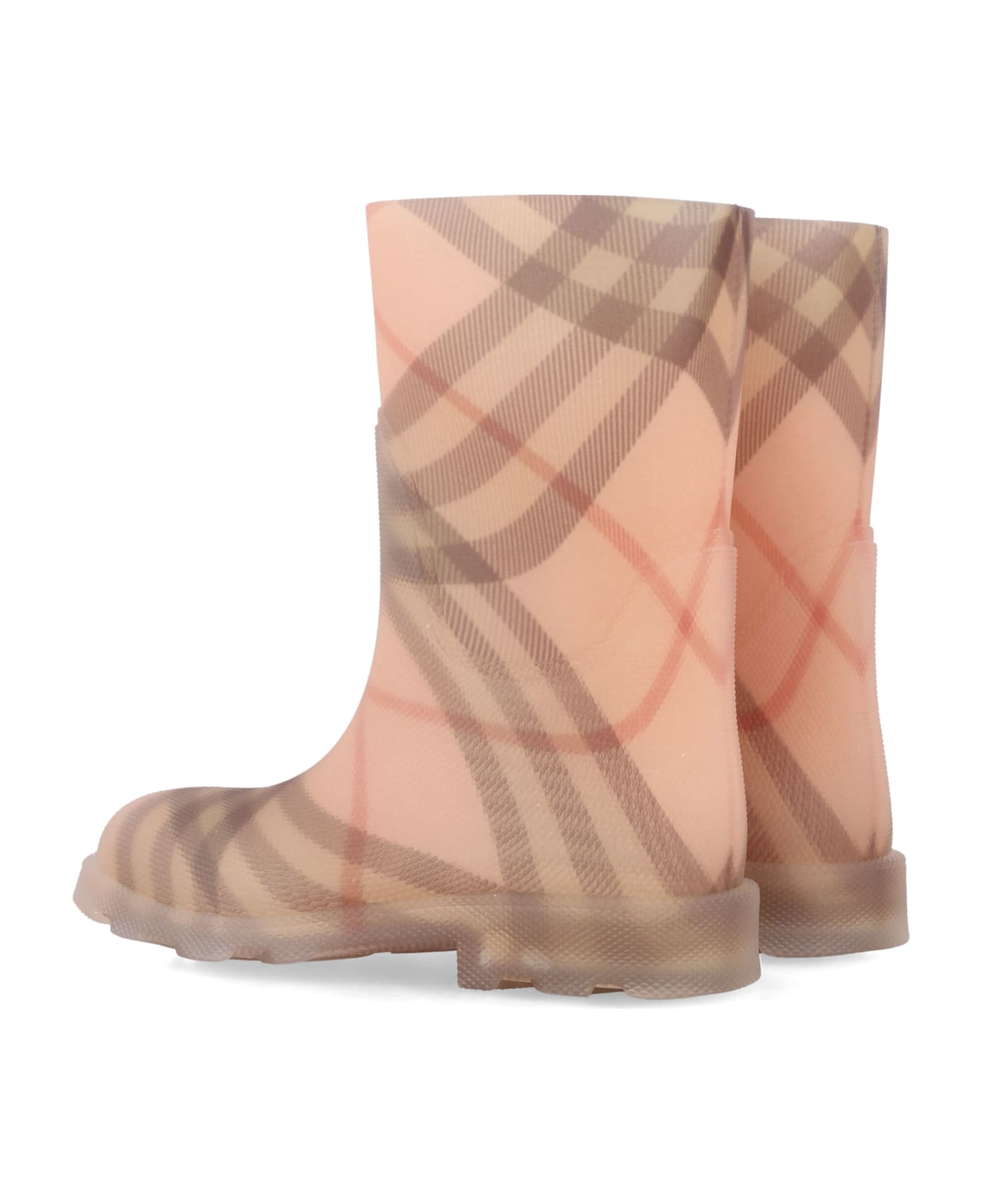 Burberry Kid - Check Rubber Marsh High Boots - PLUSH IP CHECK