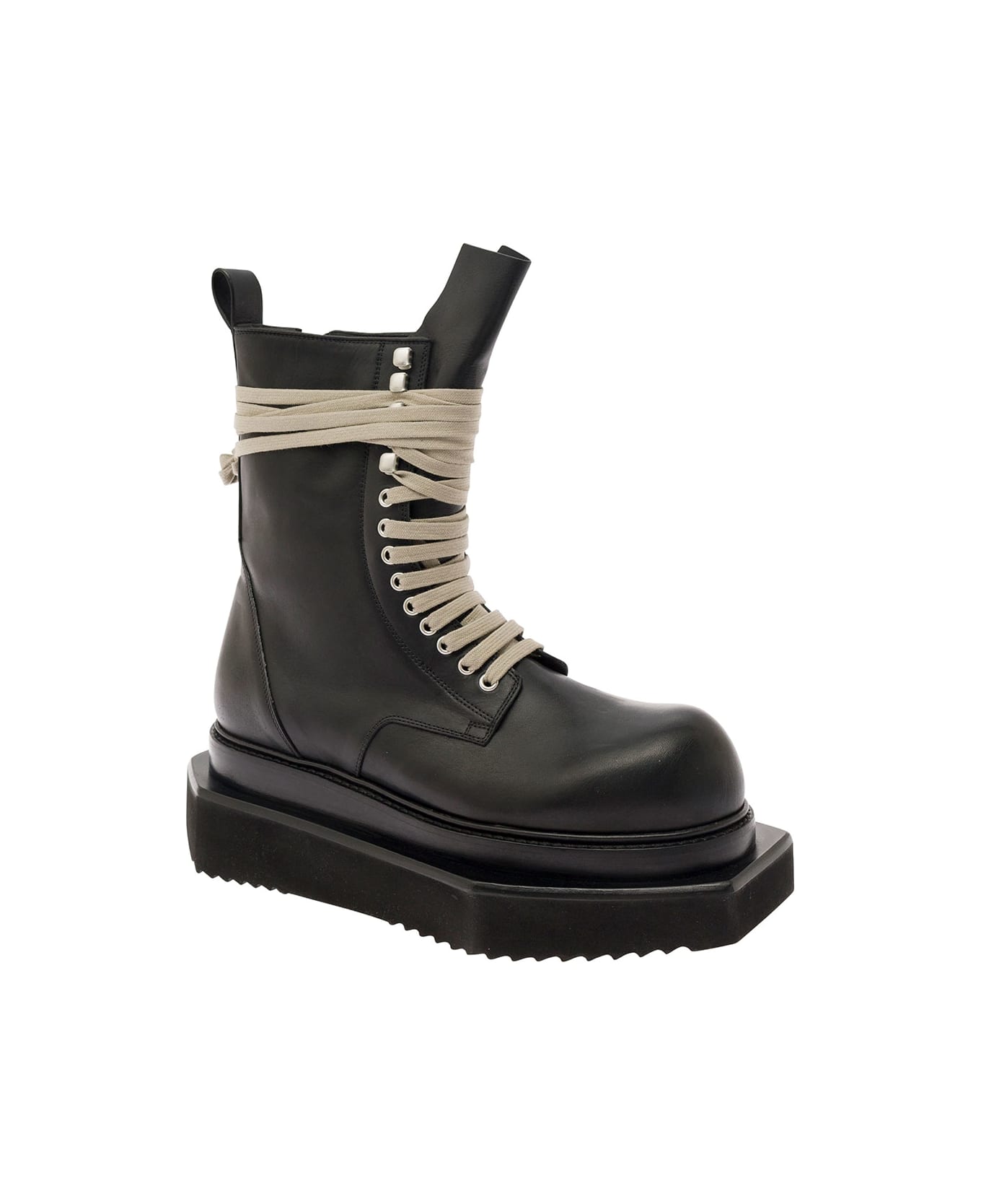 Rick Owens 'laceup Turbo Cyclops' Boots - Black