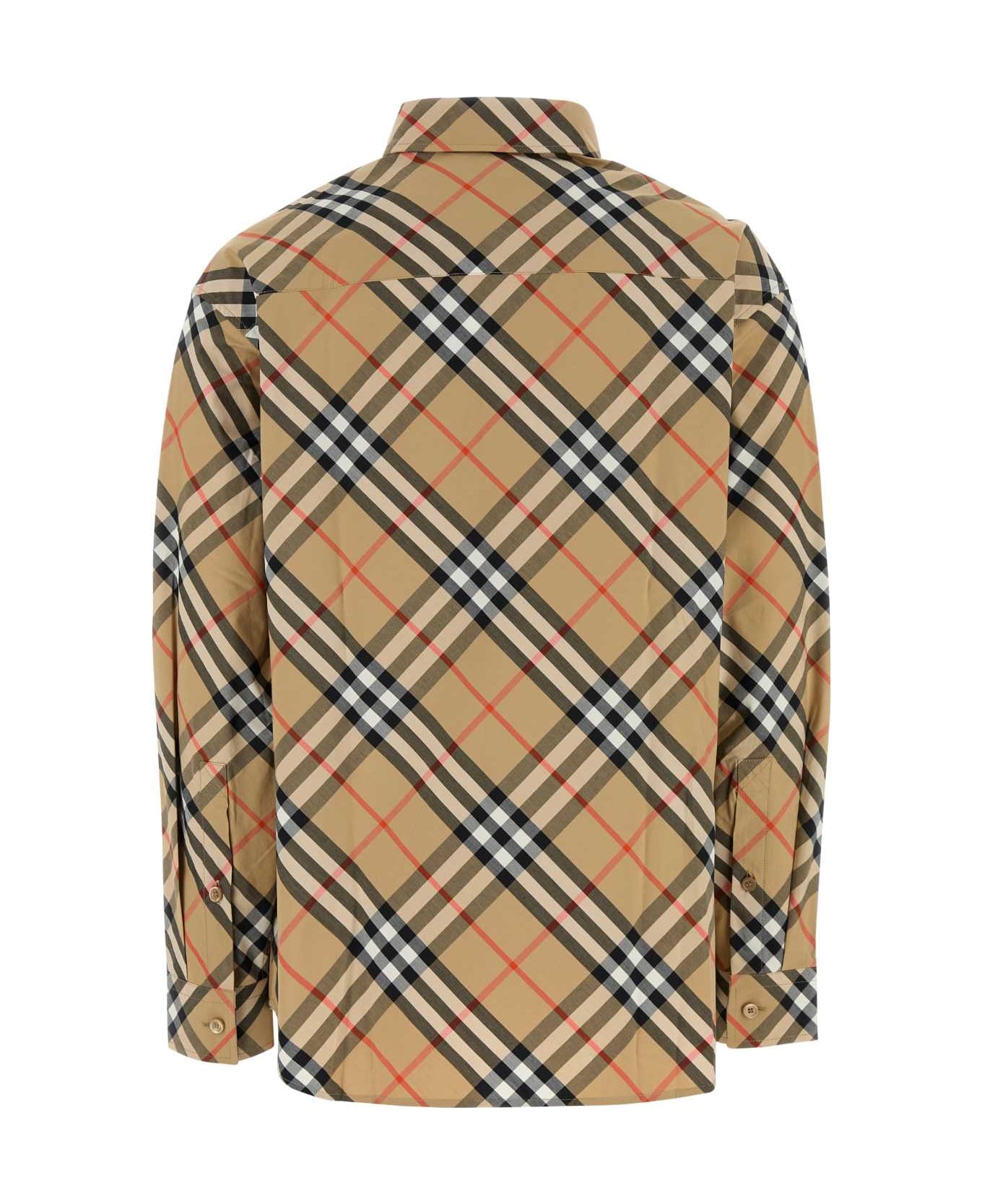 Burberry Beige Cotton Shirt - SANDIPCHECK