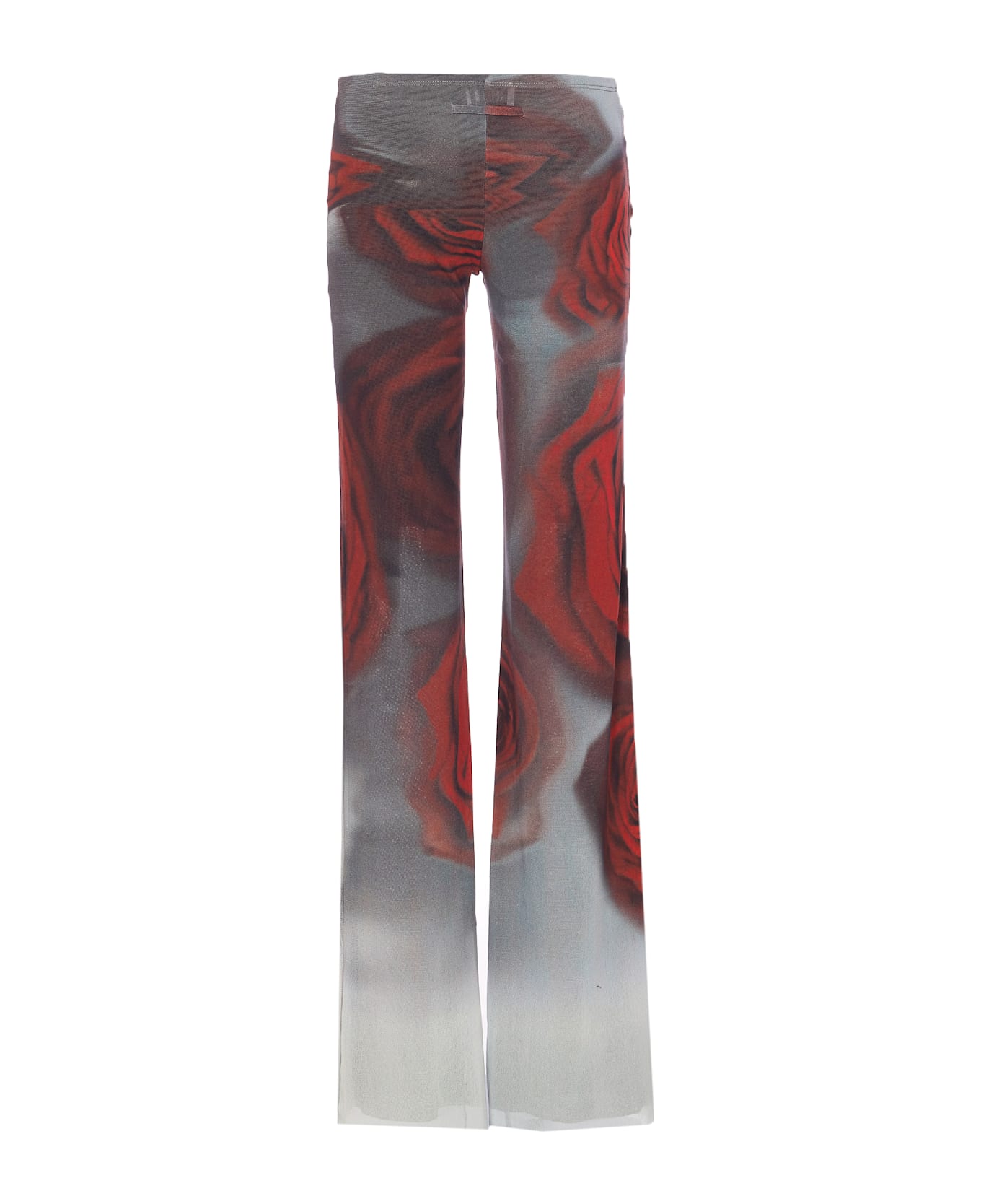 Jean Paul Gaultier Blurry Roses Pants - Red