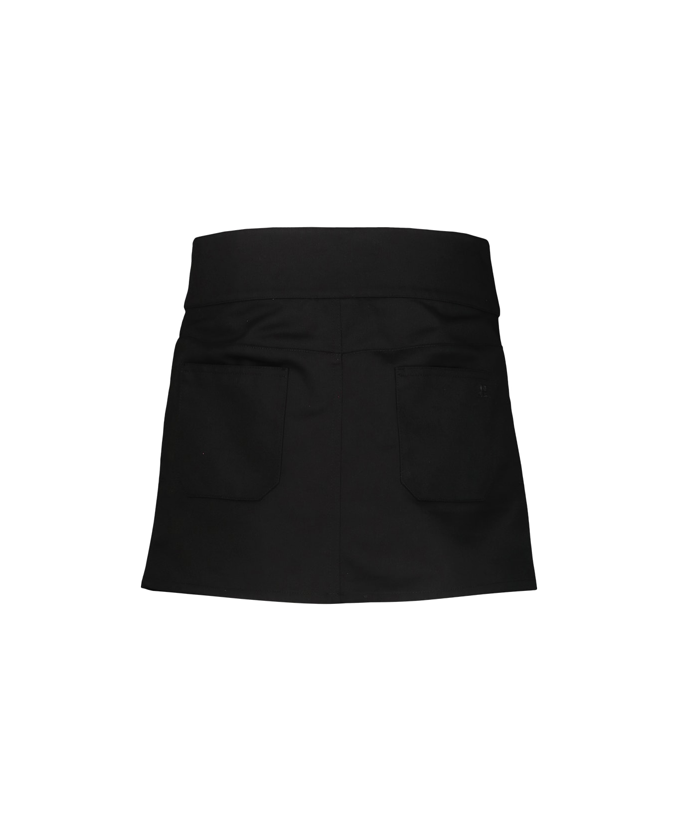 Courrèges Polycotton Mini Skirt - Black