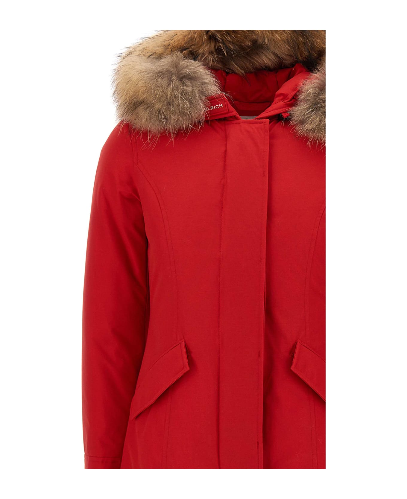 Woolrich "arctic Raccoon" Parka - RED コート