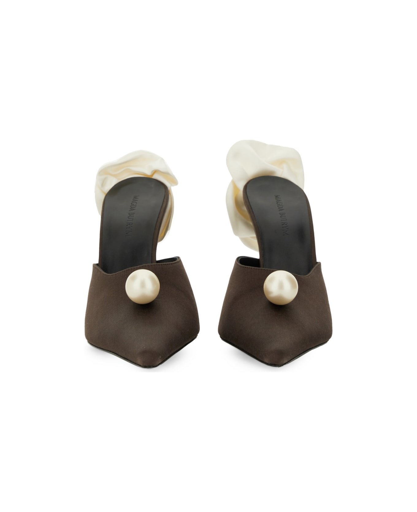 Magda Butrym Shaft Mule. - BROWN