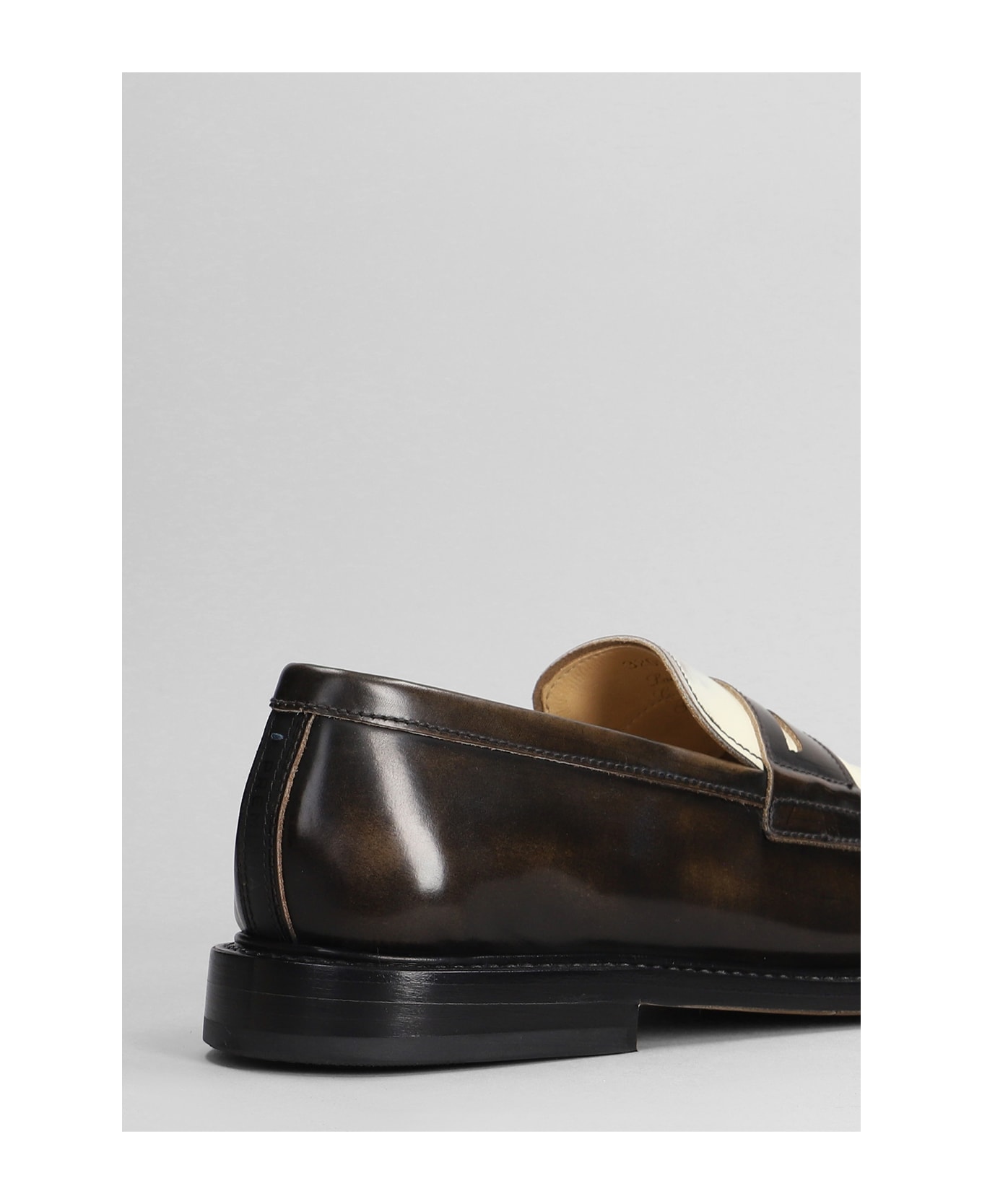 Premiata Loafers In Brown Leather - brown