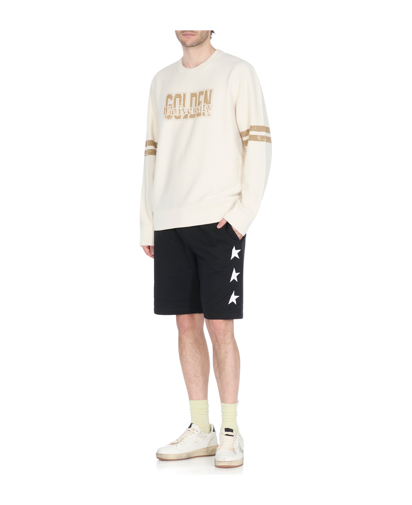 Golden Goose Diego Boxing Bermuda Shorts - Black