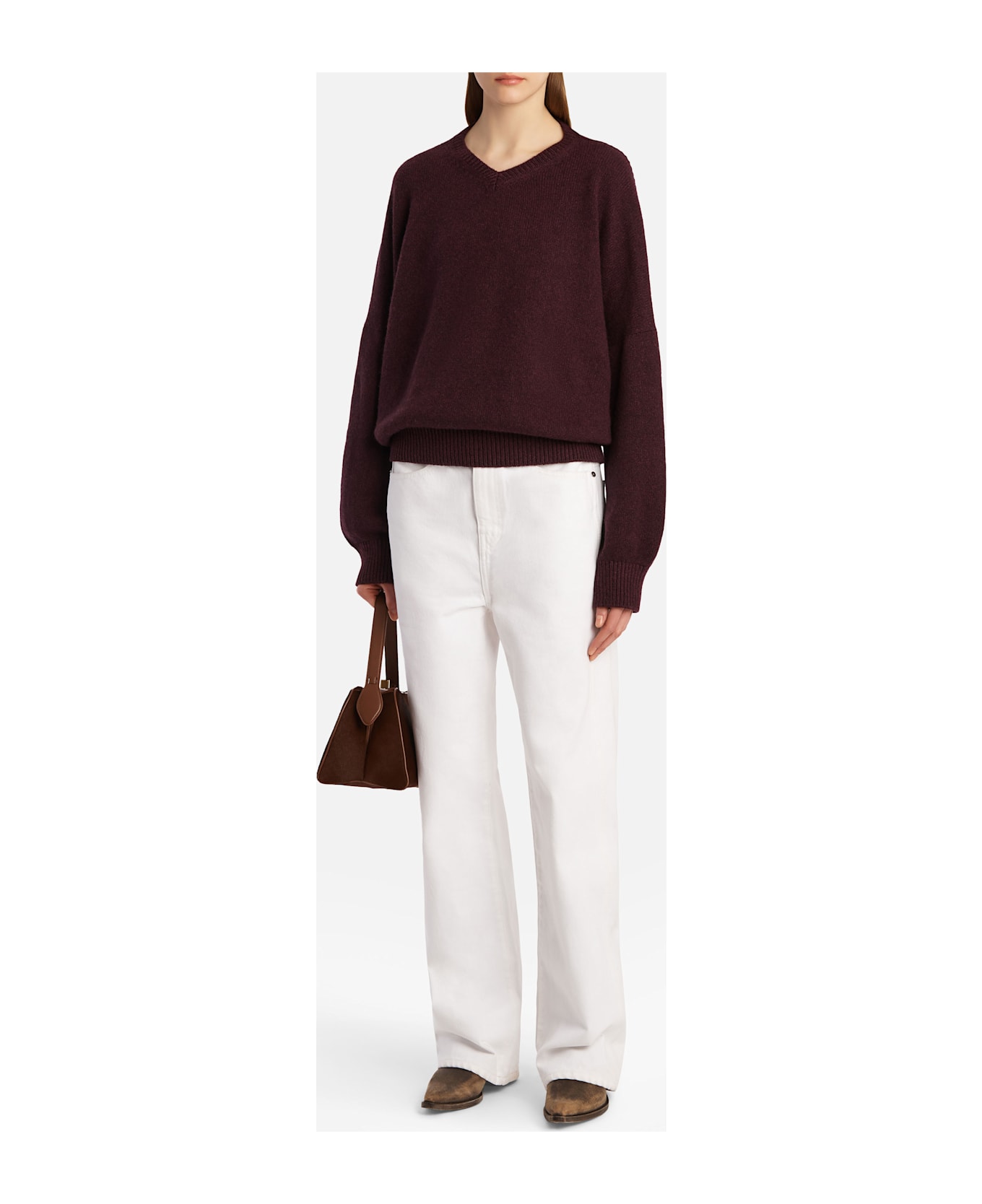 Khaite Bonnie Jeans - White