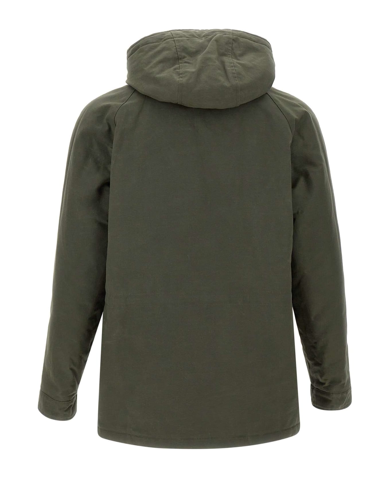 Fay Archive Parka In Green Cotton - GREEN コート