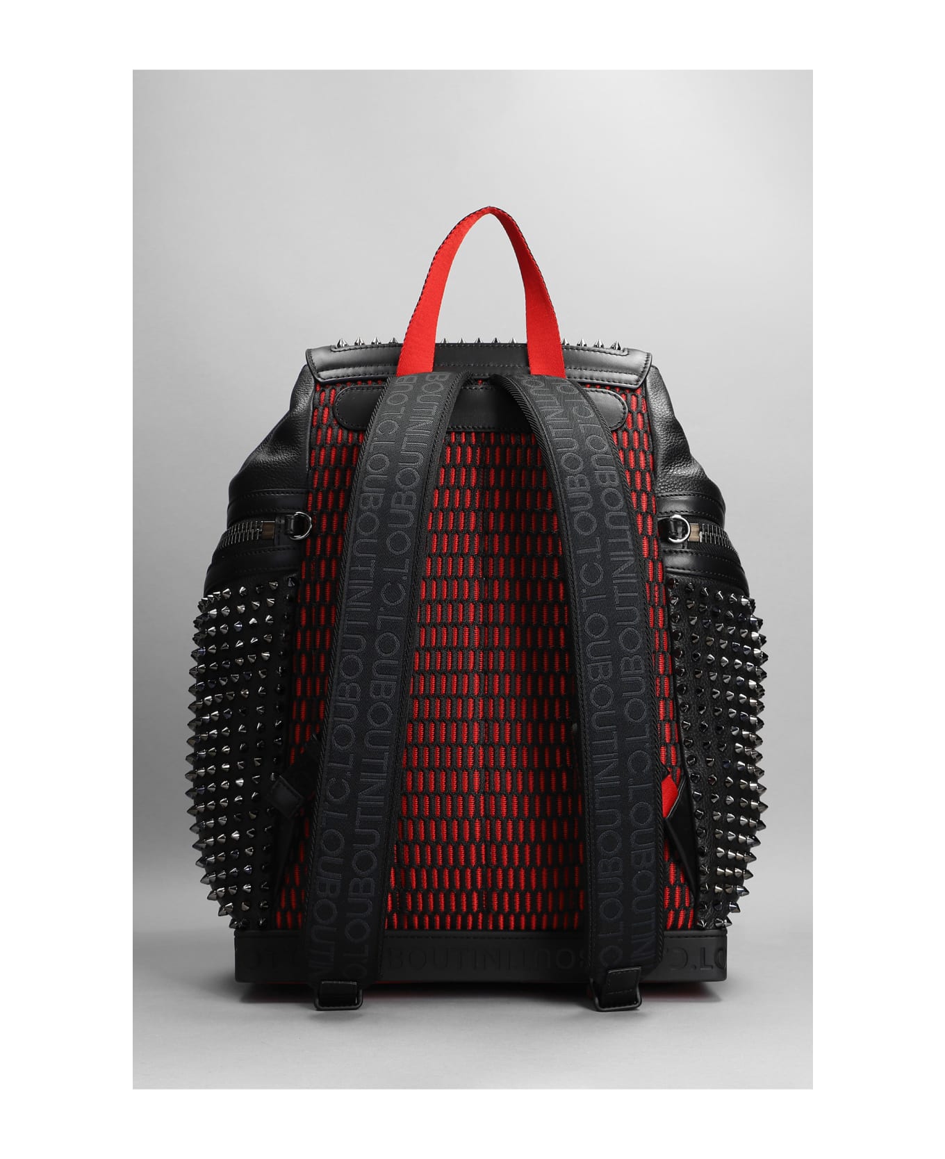 Christian Louboutin Backpack In Black Leather - Black