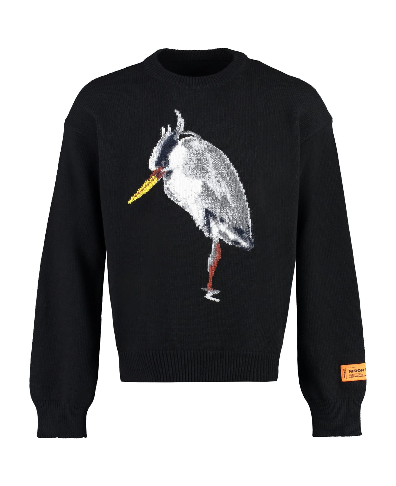 HERON PRESTON Heron Bird Sweater - black