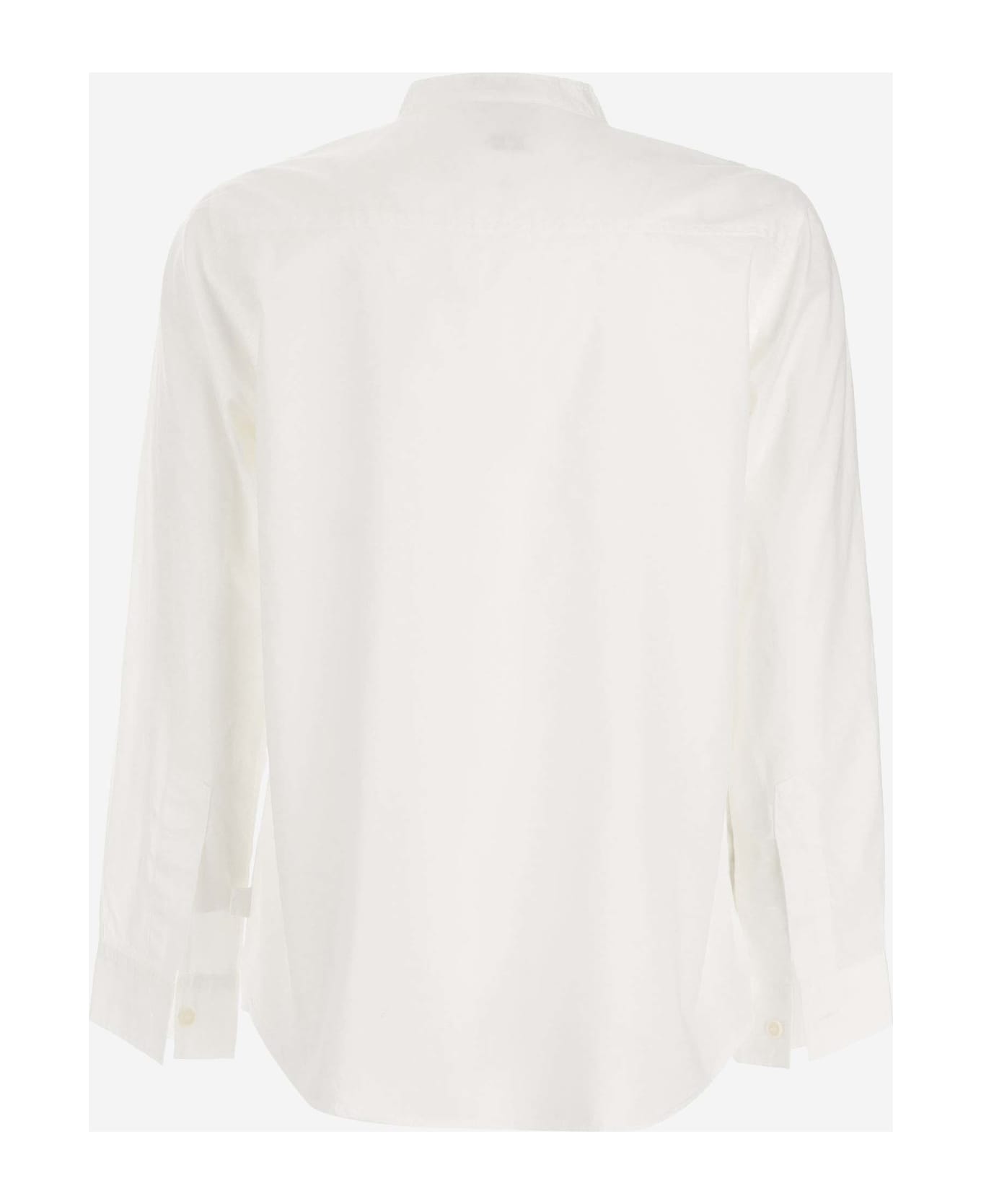 Il Gufo Stretch Cotton Shirt - White