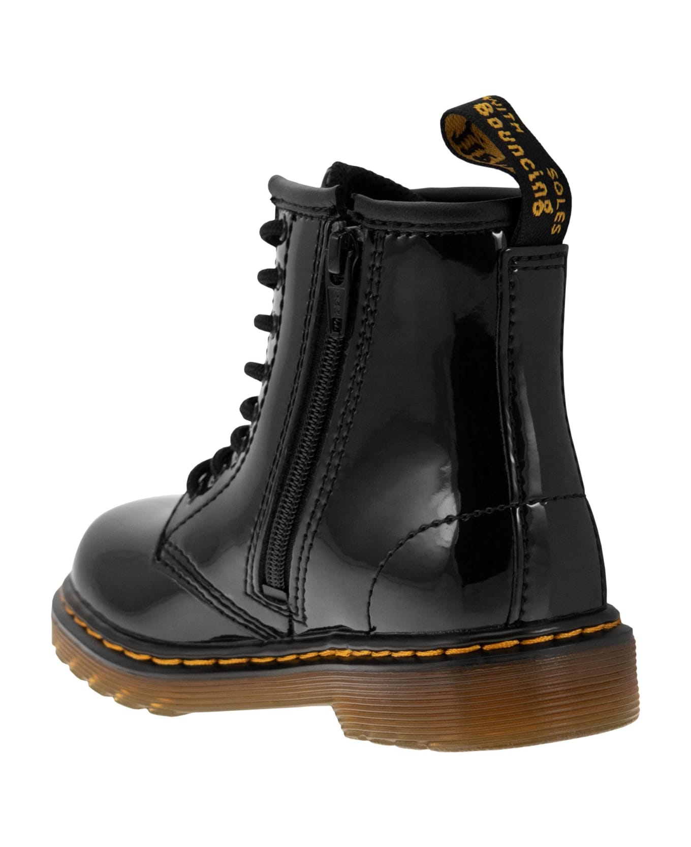 Dr. Martens 1460 - Patent Leather Lace-up Boots - Black シューズ