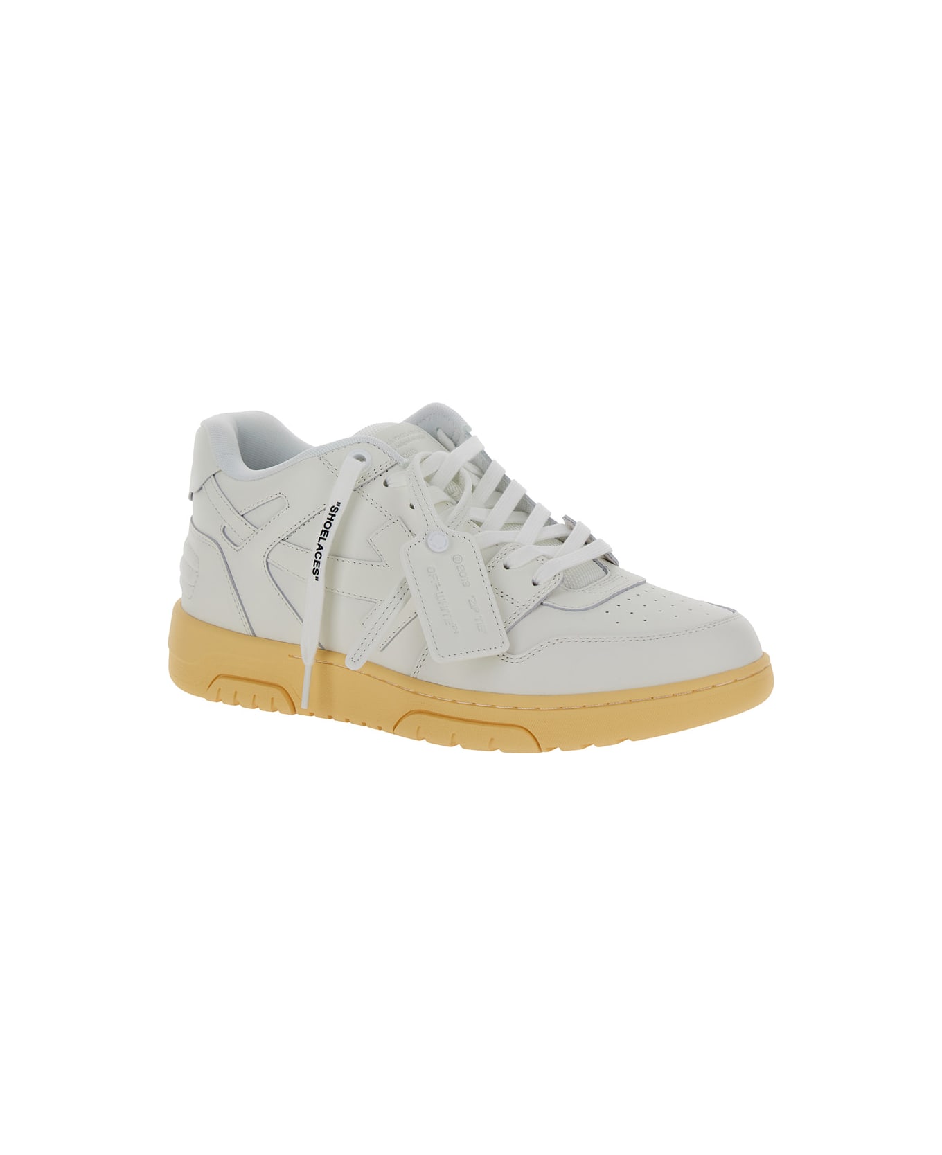 Off-White Out Of Office Calf Leather White White - White