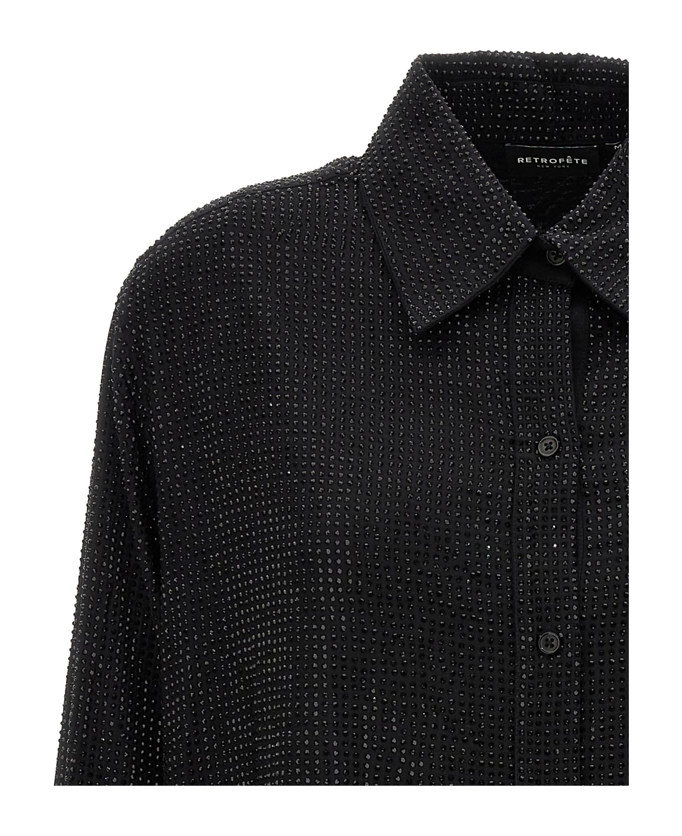 retrofete 'maddox' Shirt Dress - Black   シャツ