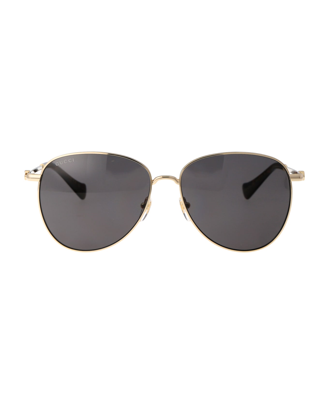 Gucci Eyewear Gg1419s Sunglasses - 001 GOLD GOLD GREY サングラス