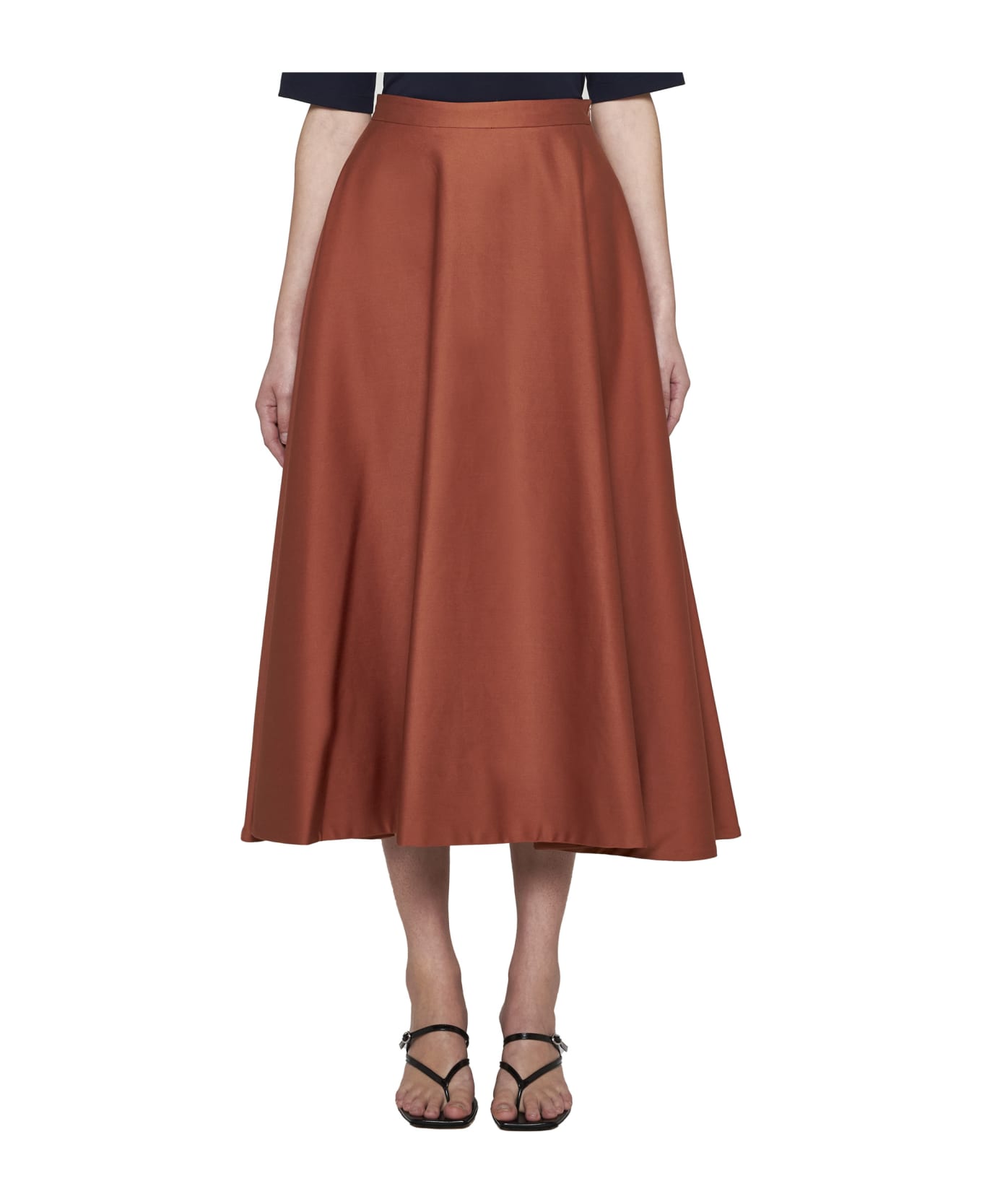 Blanca Vita Skirt - Leather Brown スカート