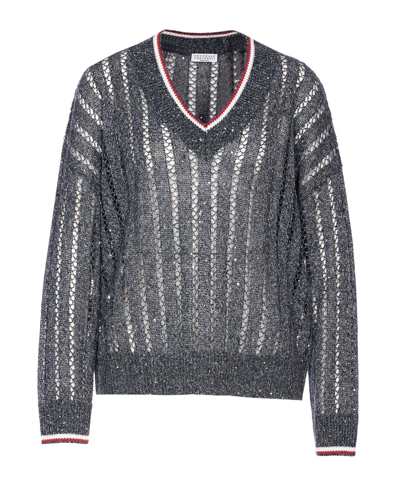 Brunello Cucinelli Sequins Shirt - Grey