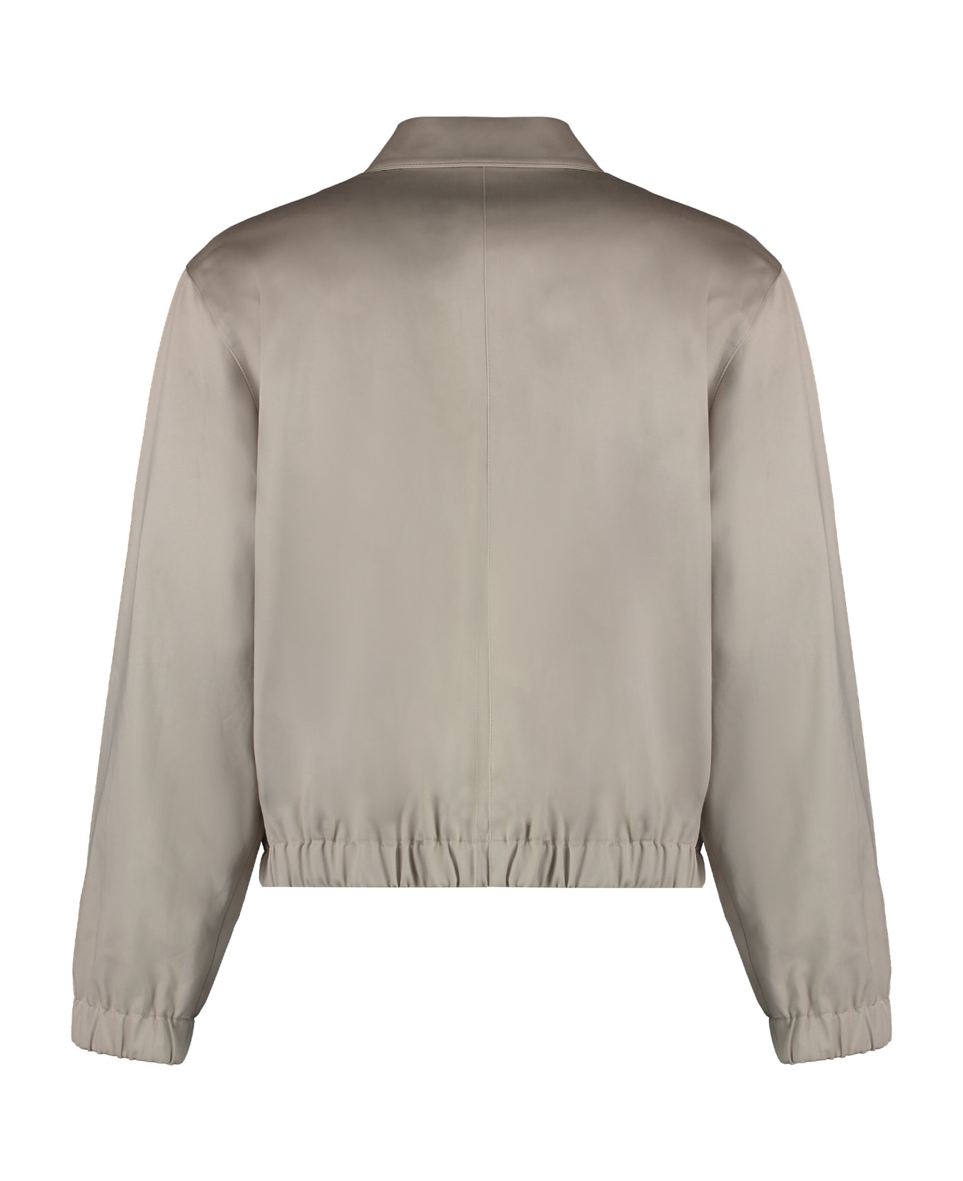 Ami Alexandre Mattiussi Zippered Cotton Jacket - Beige