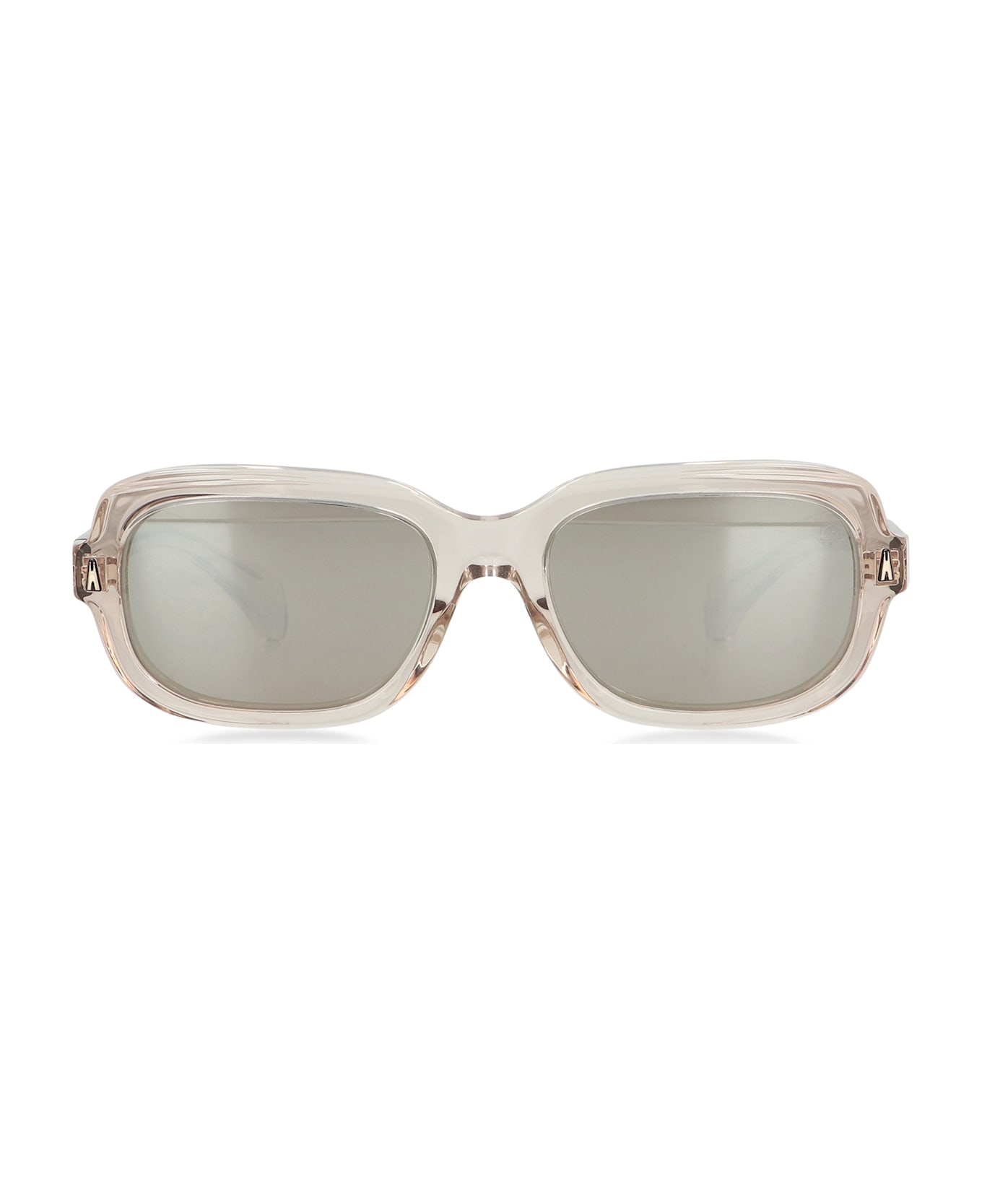 Moncler Suntrap Rectangular Frame Sunglasses - Transparent