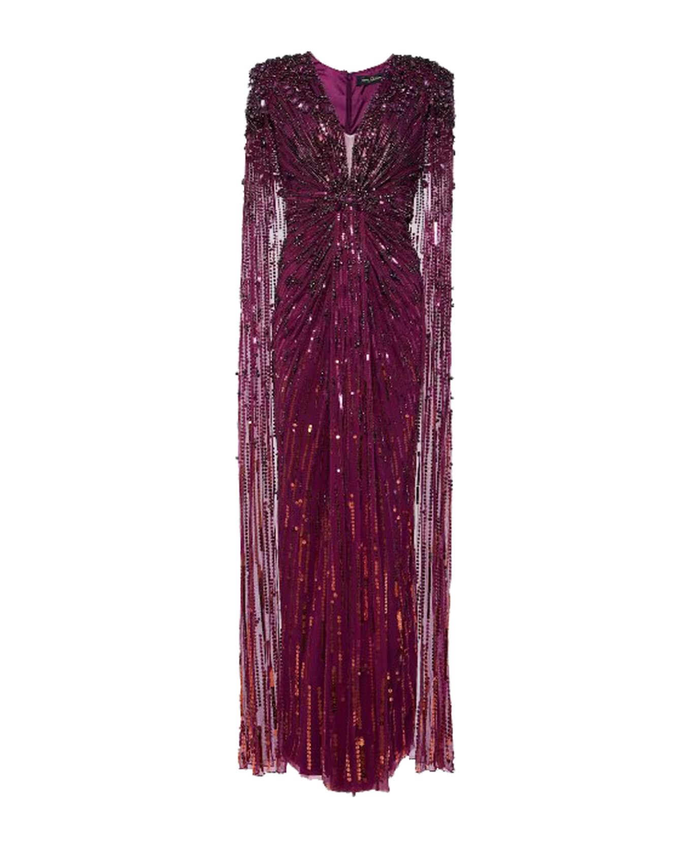 Jenny Packham ''lotus'' Dress - Purple