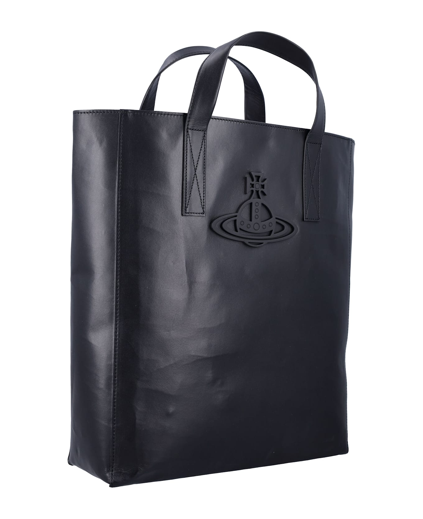 Vivienne Westwood Sarah Medium Tote Bag - BLACK