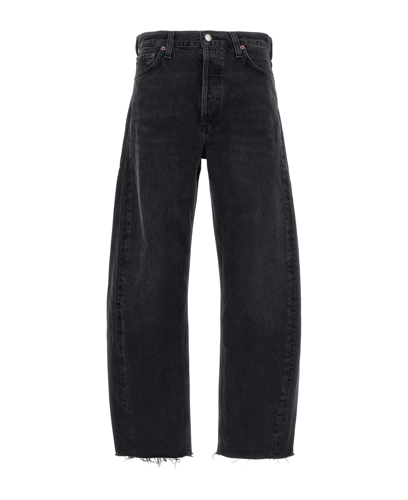 AGOLDE 'luna Pieced' Jeans - Black  