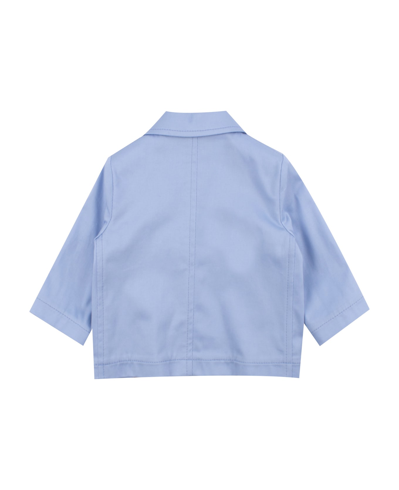 Manuel Ritz Cotton Jacket - Light blue