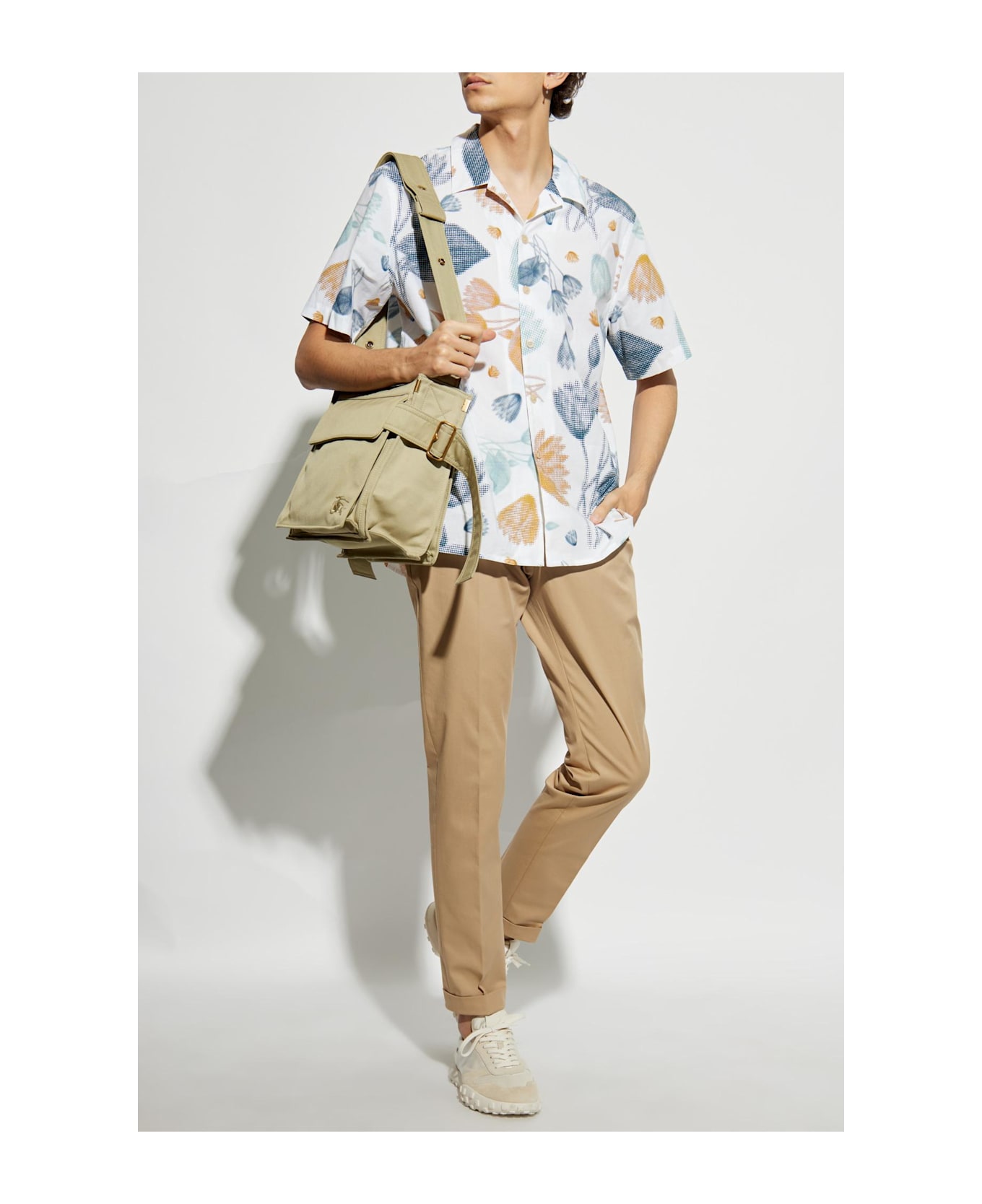 PS by Paul Smith Ps Paul Smith Polo With Patch - Blue