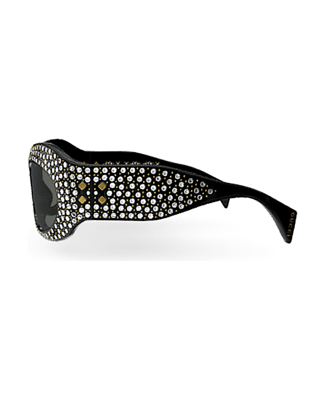 Gucci Eyewear Gg1463s Sunglasses - 005 black black grey